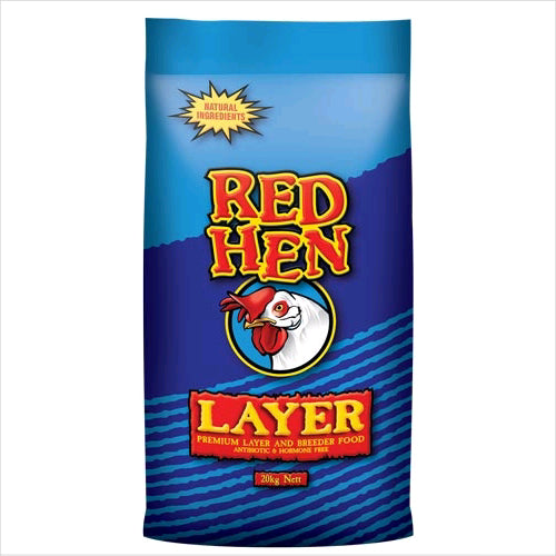 Laucke Red Hen layer blue