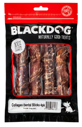 Blackdog Collagen Dental Sticks 4pk