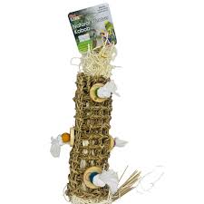 bird life natural weave kabob bird toy