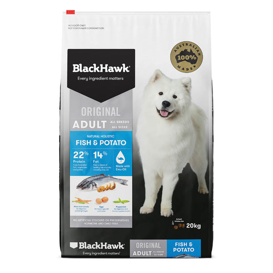 Black Hawk - Adult Fish & Potato 20kg