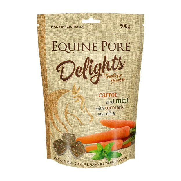 Equine Pure Delights - Carrot & Mint 500g