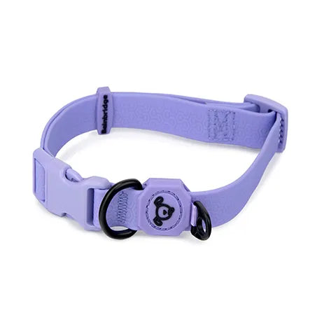 waterproof dog collar 27-37cm PURPLE