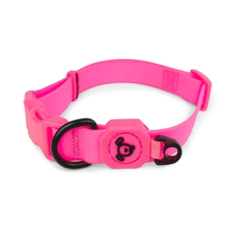 waterproof dog collar 27-37cm PINK