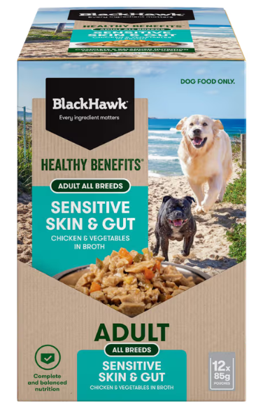 Blackhawk Sensitive skin & gut 85g x 12