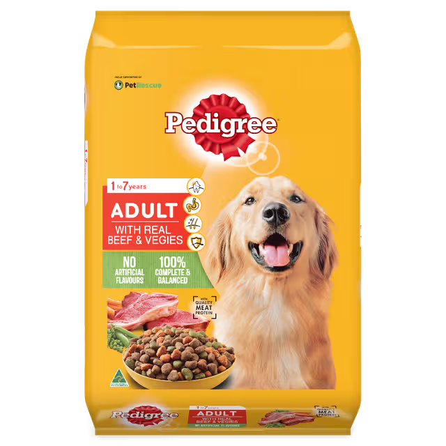 Pedigree ADULT Beef & Veg 20kg ON SALE