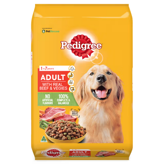 Pedigree ADULT Beef & Veg 20kg ON SALE