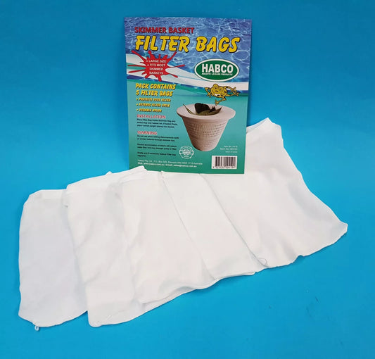 Skimmer Basket pk5 filter bags large sz