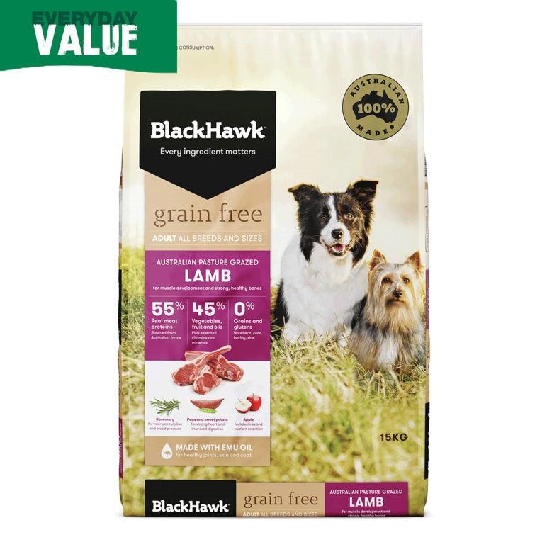 Blackhawk Grain Free Lamb 15kg