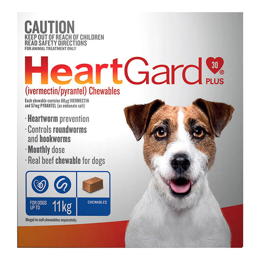 Heartgard Plus 6's 0-11kg