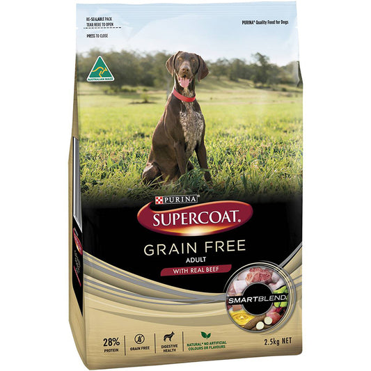 Supercoat - Adult Grain Free Beef 2.5kg