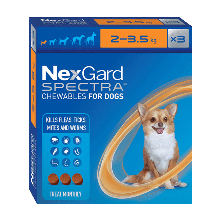 Nexgard Spectra 2-3.5kg 3 pk