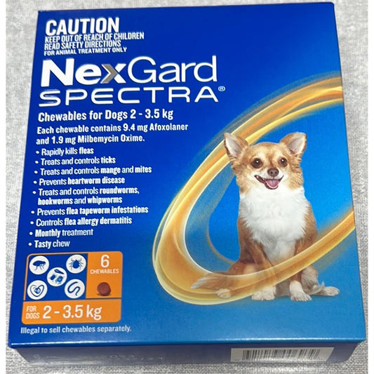 Nexgard Spectra Dog 2.3-5kg 6 Pack