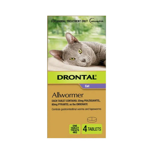 Drontal Cat 4kg 4 tabs