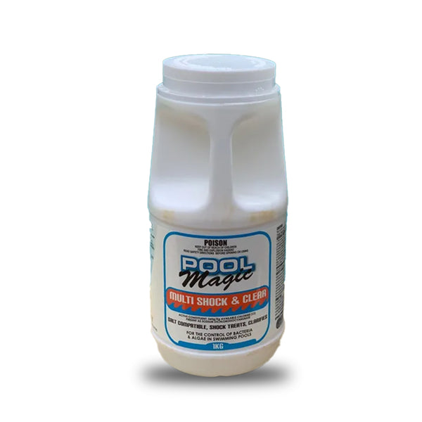 Pool Magic Multi Shock & Clear 1kg – Silverdale Produce & Hire