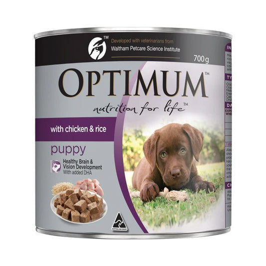 Optimum - Puppy Chicken & Rice 12x700g