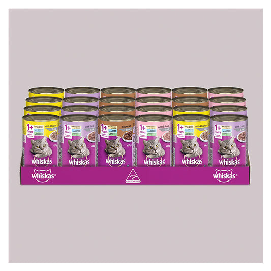 Whiskas - Mixed Cans 400g SINGLES