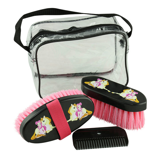 Golden Girl Pony Brush Set