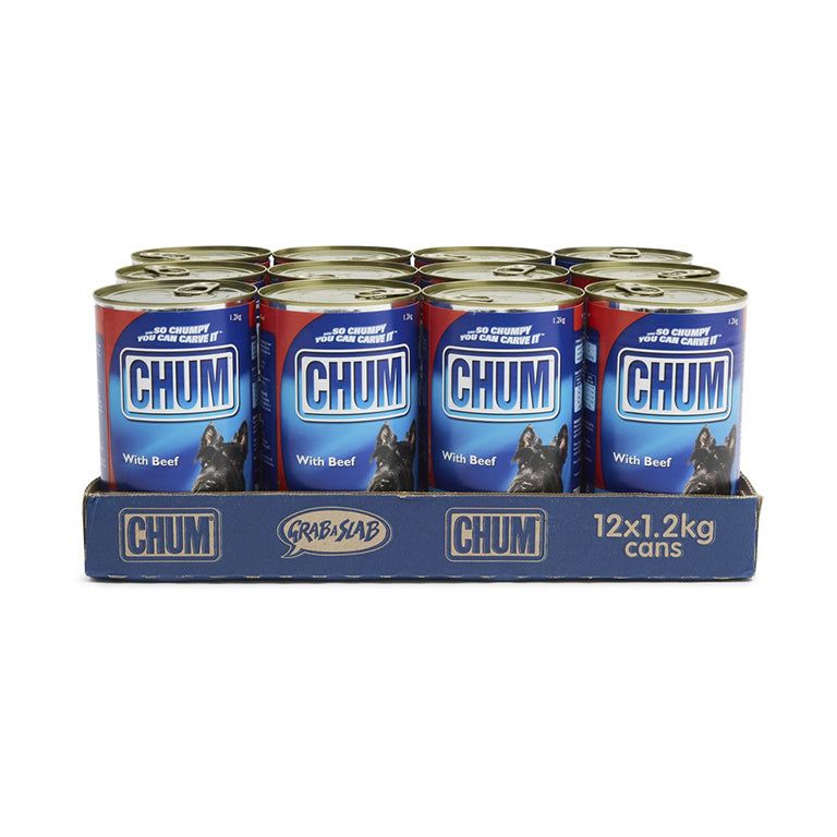 Chum - Beef 12x1.2kg Slab