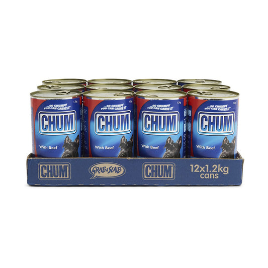 Chum - Beef 12x1.2kg Slab