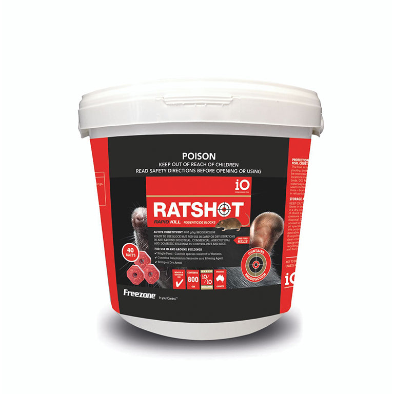 IO Ratshot Blocks 800g RED