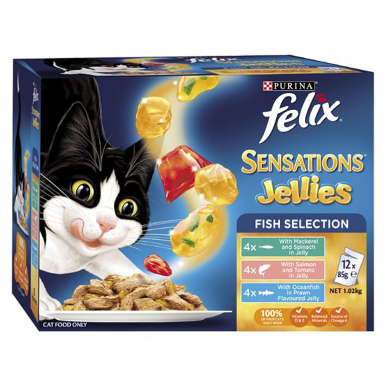 Felix Sensations - Fishy Selections 12x85g