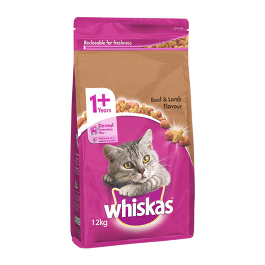 Whiskas Adult Beef & Lamb 12kg