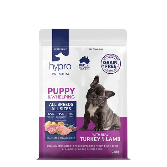 HYPRO PUPPY turkey/lamb 2.5kg GRAINFREE