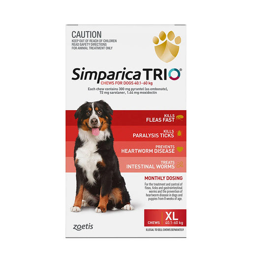 SIMPARICA TRIO 40.1 - 60kg (6pk) RED