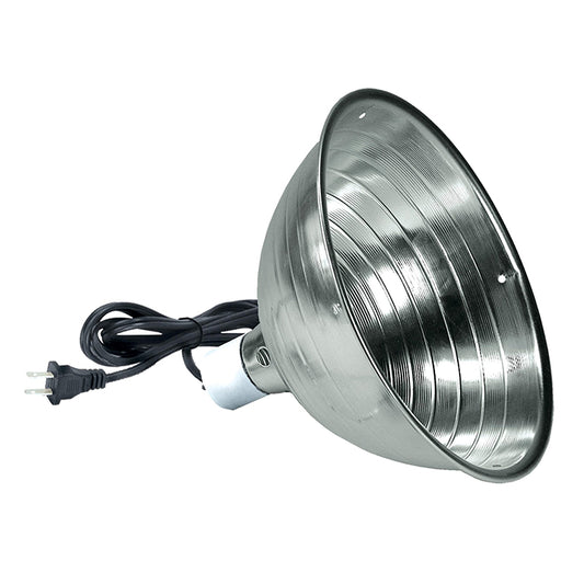 CG AL Ceramic Light Dome 8.5in Silver Medium