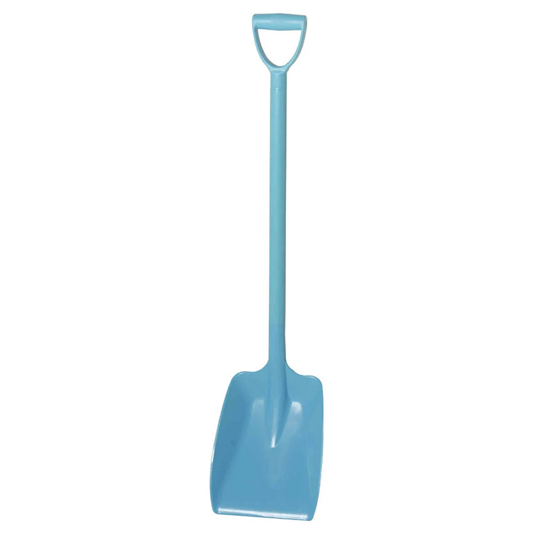 SHOVEL LONG D HANDLE BLUE