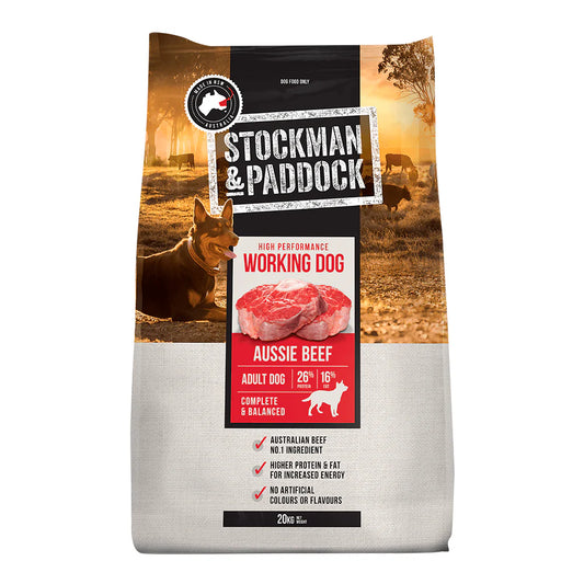 Stockman paddock working dog BEEF 20kg