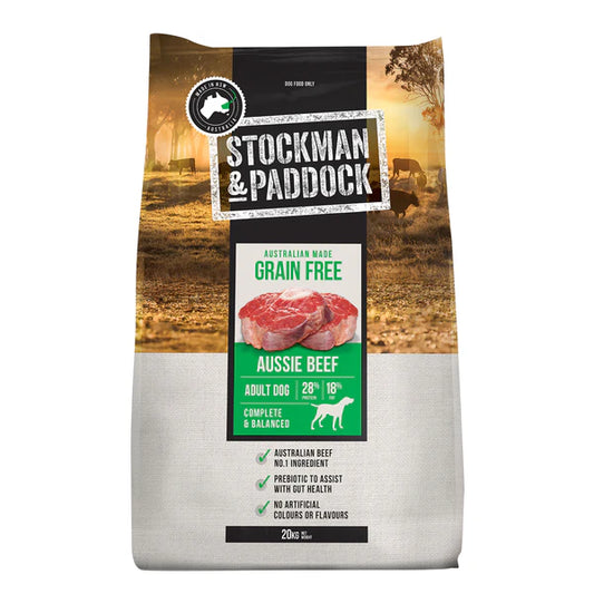 Stockman & Paddock GRAINFREE beef 20kg