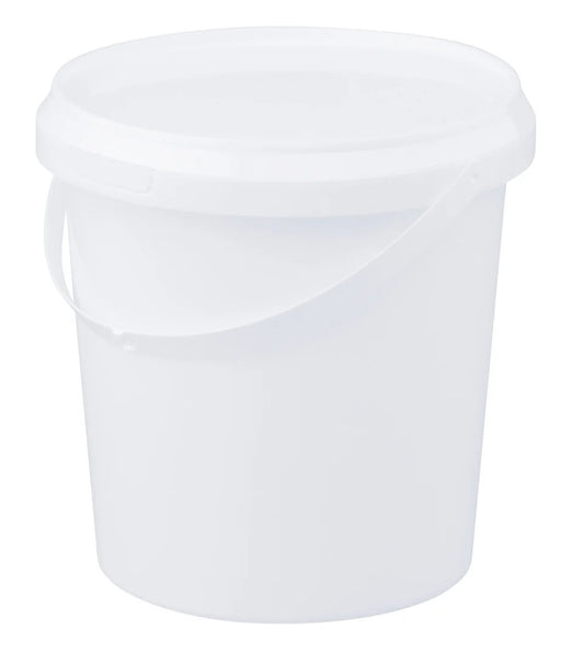 WHITE BUCKET 10LT with Lid